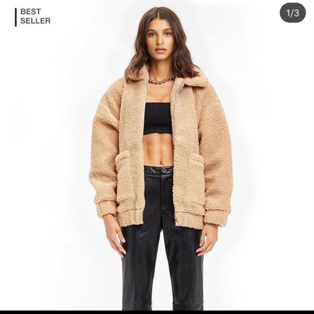I AM GIA TEDDY COAT🐻 - Picture 3 of 3